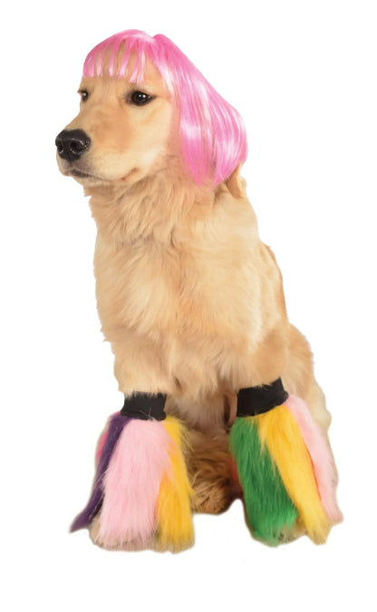Rubies Wig for Pets Medium to Large Hot Pink Short Bob