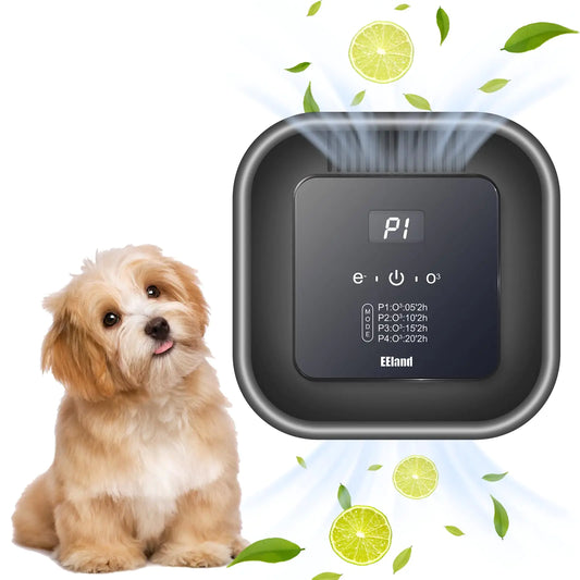 EEland Cat Litter Deodorizer 99% Pets Poof Odor Eliminator Ozone Odor Eliminator for Strong Odor Portable Air Purifier for Pets Toilet Wardrobe Cabinet Shoe Garage Room Black